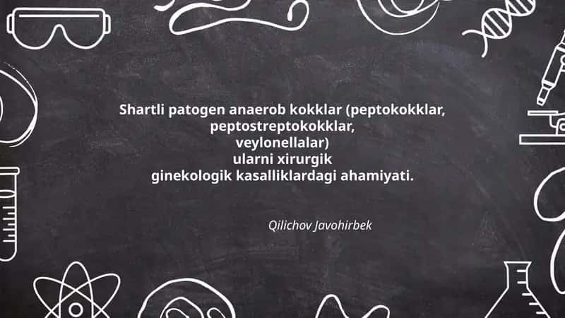 Shartli patogen anaerob kokklar 1
