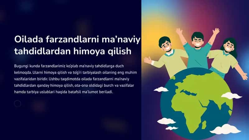 Oilada farzandlarni ma’naviy tahdidlardan himoya qilish 1