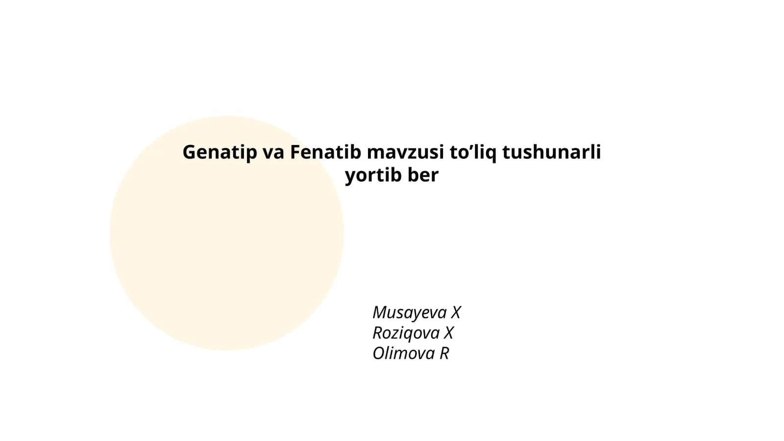 Genatip va Fenatib 1