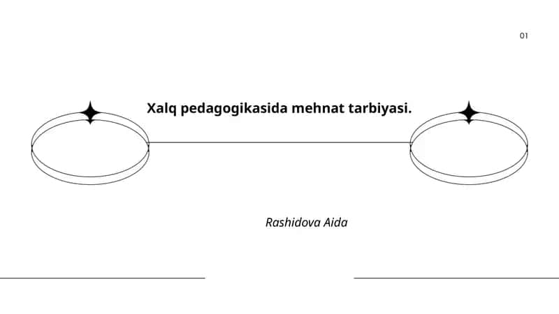 Xalq pedagogikasida mehnat tarbiyasi 1