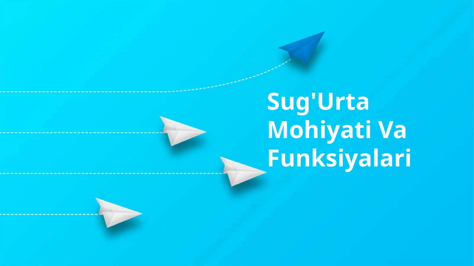 Sug'Urta Mohiyati Va Funksiyalari 1