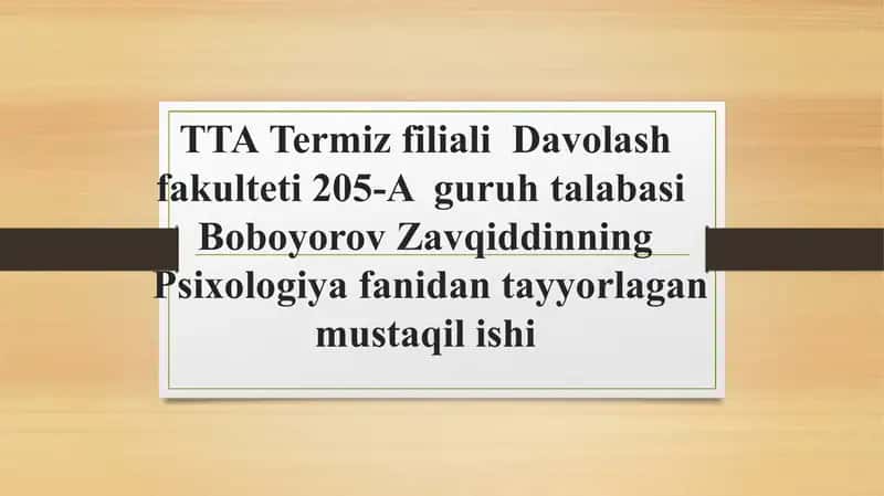 Psixologiyaning tadqiqot metodlari 1