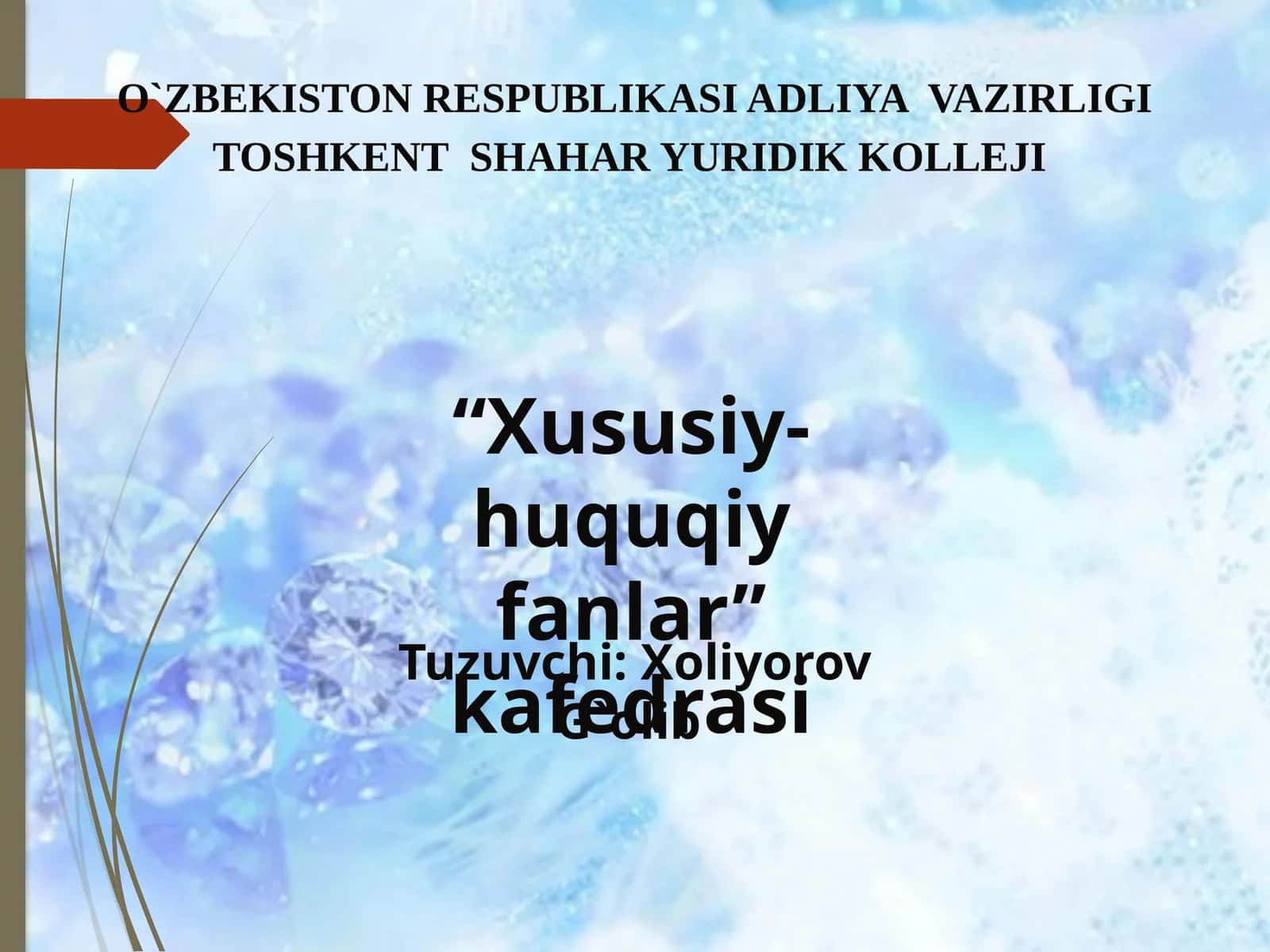 HAKAMLIK SUDI HUJJATLARINING MAZMUNI 1