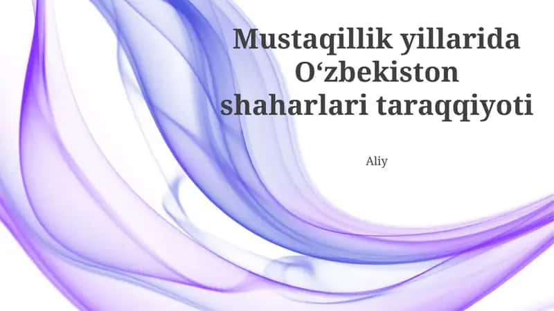 Shahar Transformasiyasi: Yangi Manzara 1