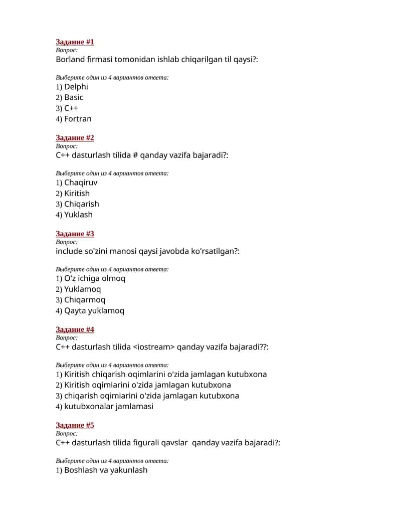 Borland firmasi 1