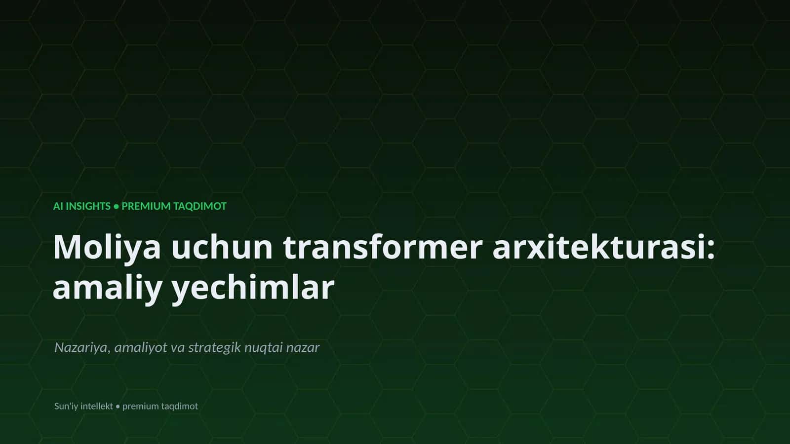 AI INSIGHTS • PREMIUM TAQDIMOT 1
