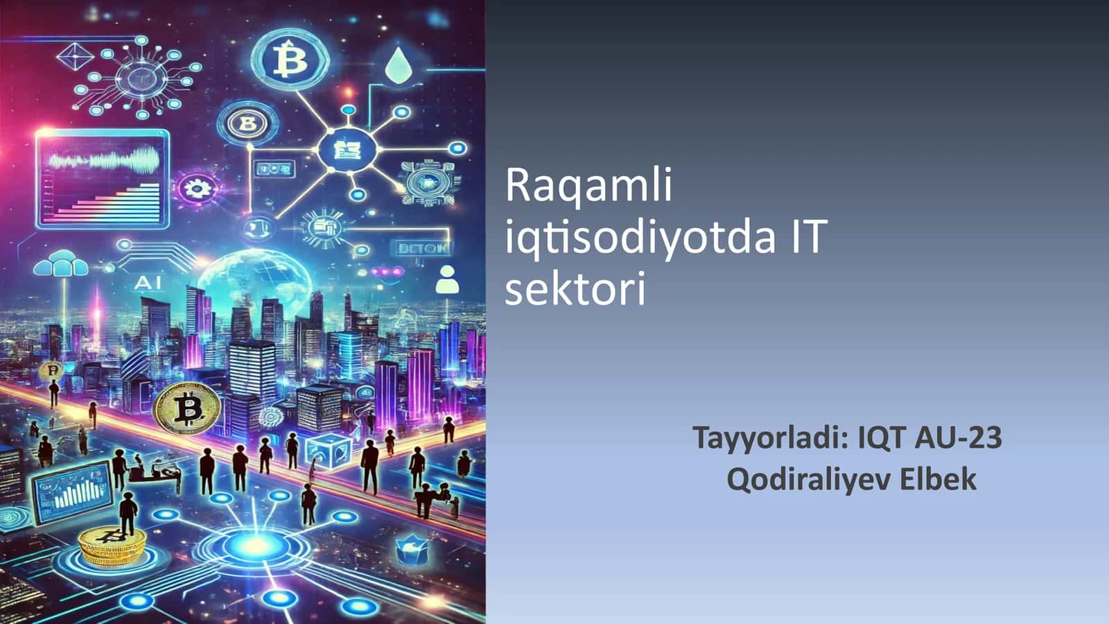Raqamli iqtisodiyotda IT sektori 1