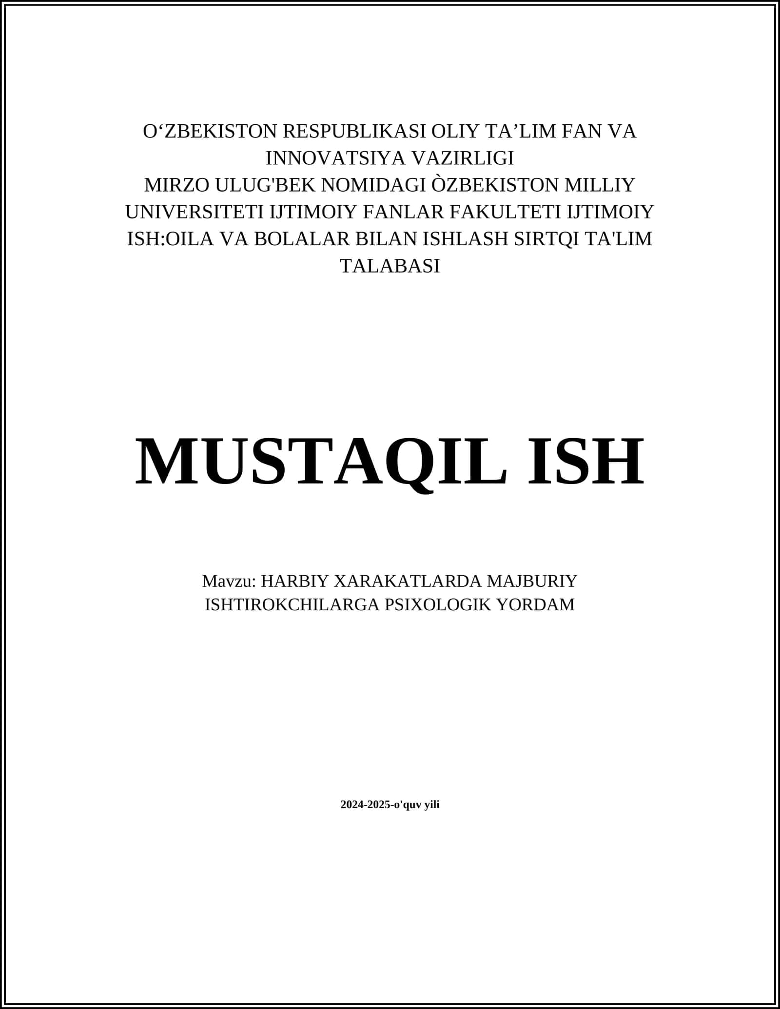 HARBIY XARAKATLARDA MAJBURIY ISHTIROKCHILARGA PSIXOLOGIK YORDAM 1