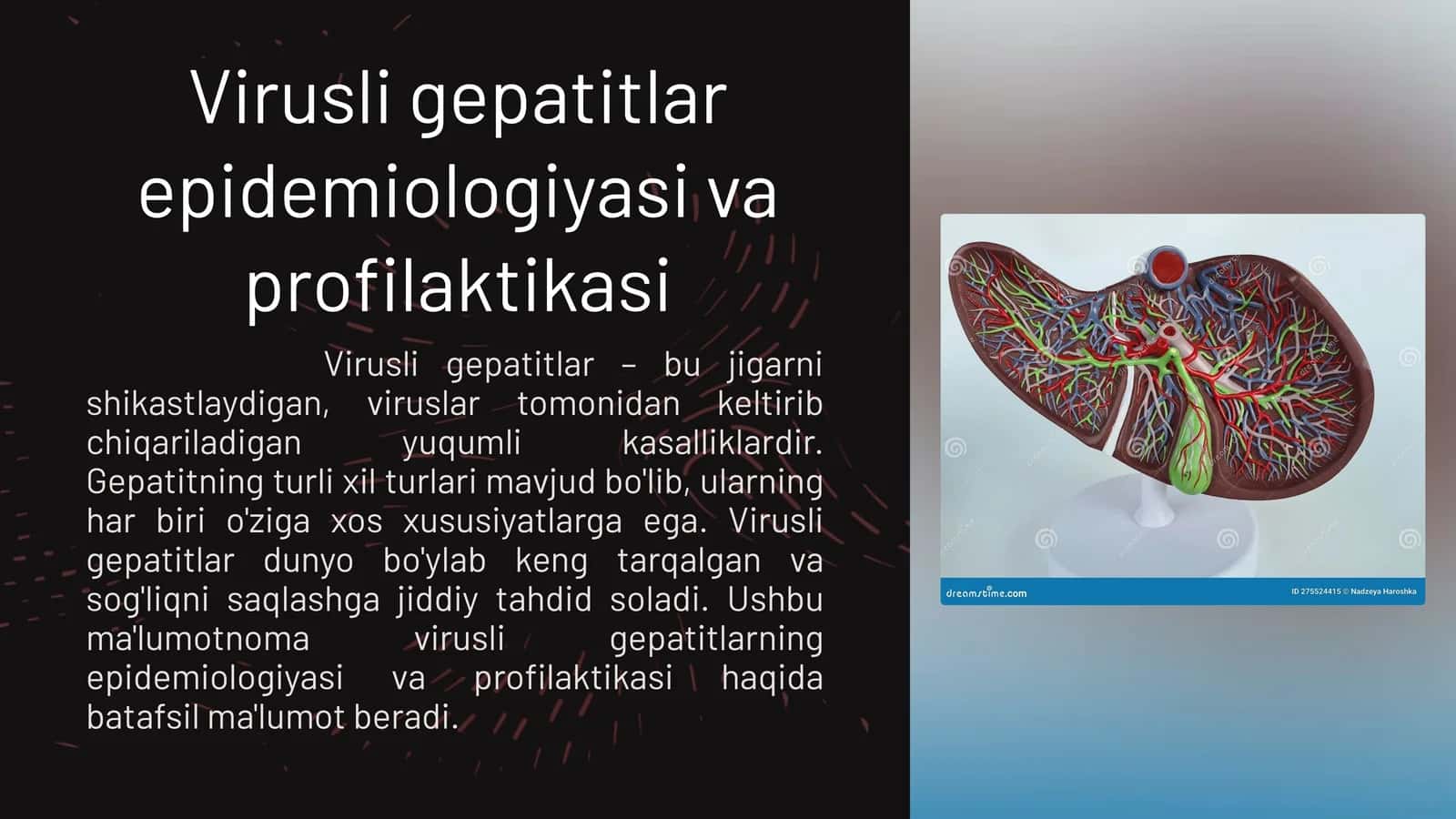 Virusli gepatitlar epidemiologiyasi va profilaktikasi 1