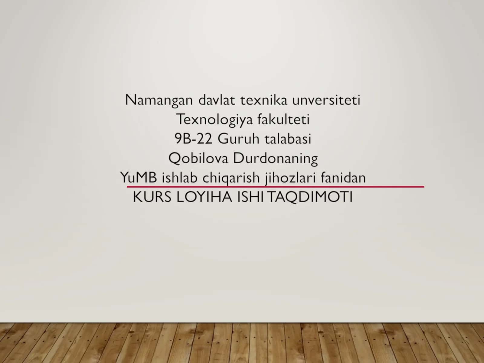 BIR SHNEKLI EKSTRUDER MASHINASINING KONSTRUKSIYASINI LOYIHALASH 1