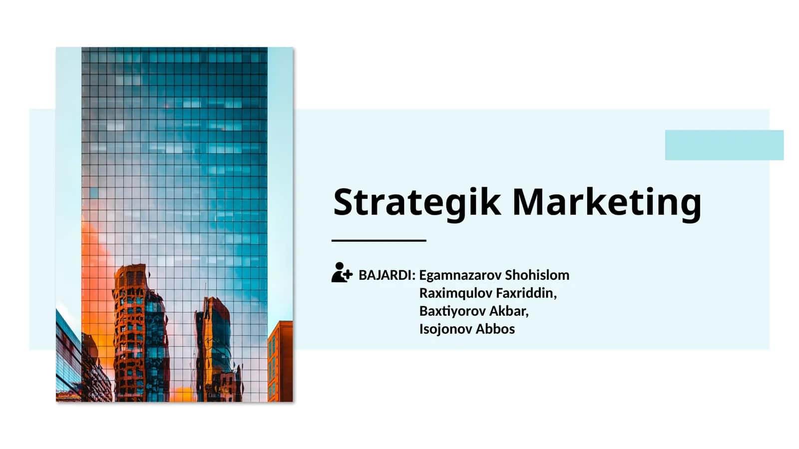 Strategik Marketing 1