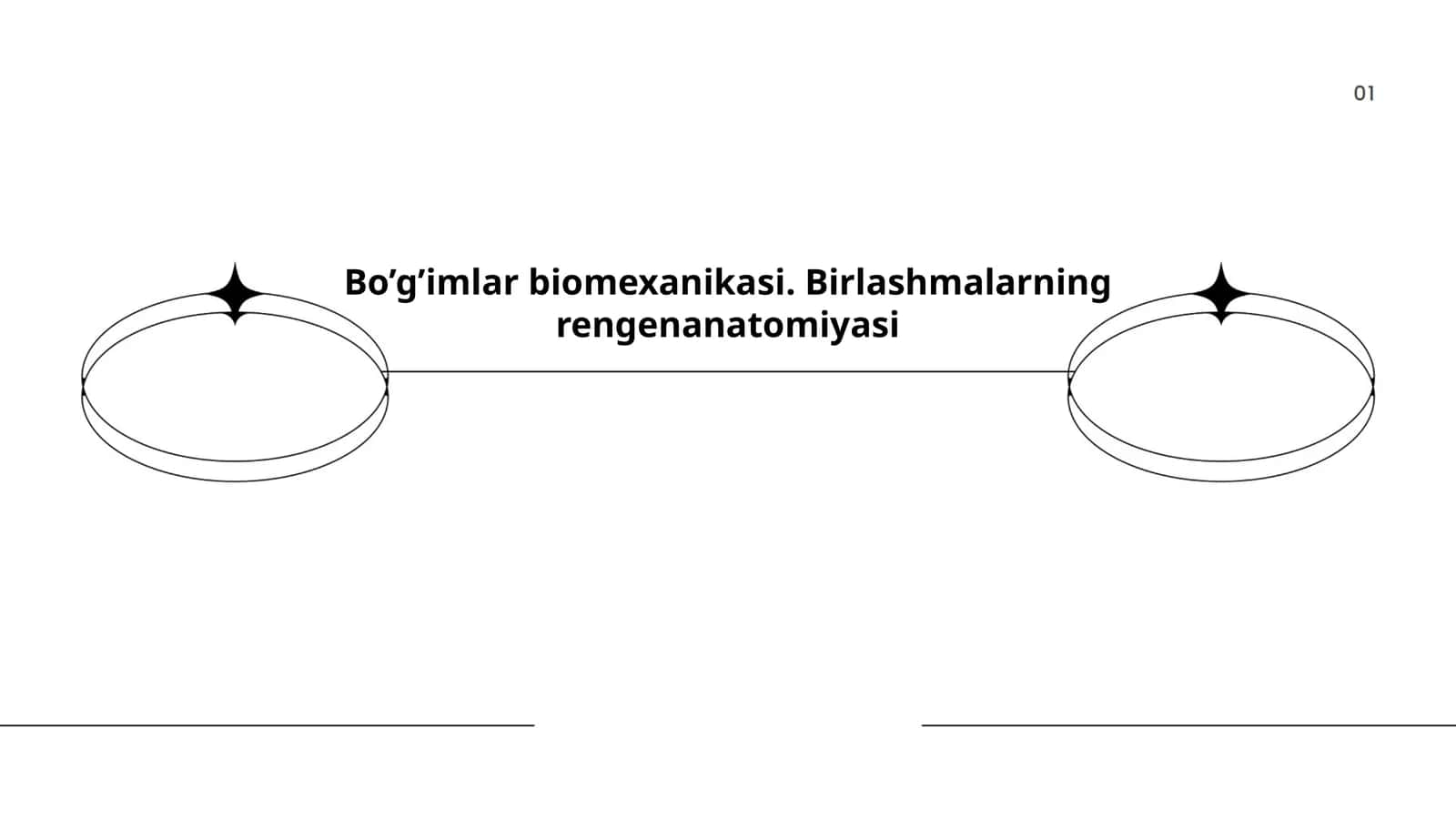 Bo’g’imlar biomexanikasi. Birlashmalarning rengenanatomiyasi 1