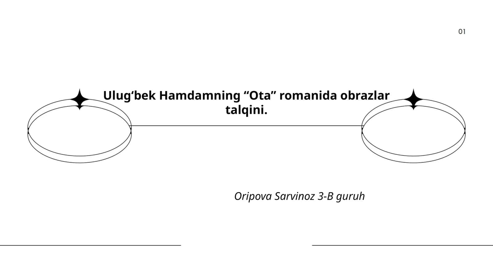 Ulug‘bek Hamdamning “Ota” romanida obrazlar talqini 1