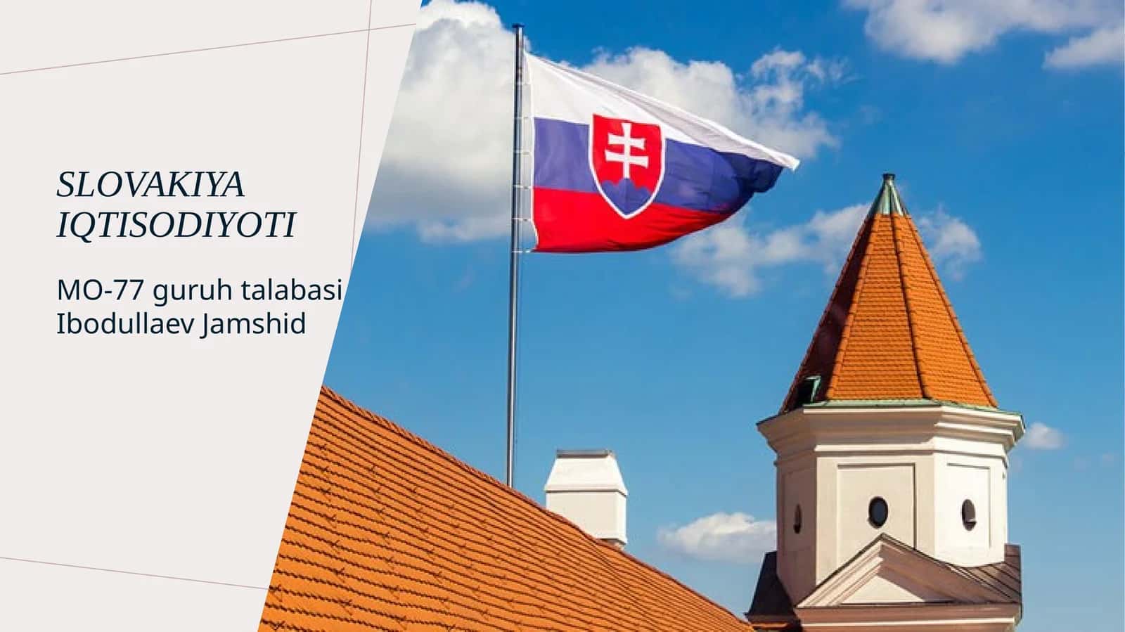 Slovakiya iqtisodiyoti 1