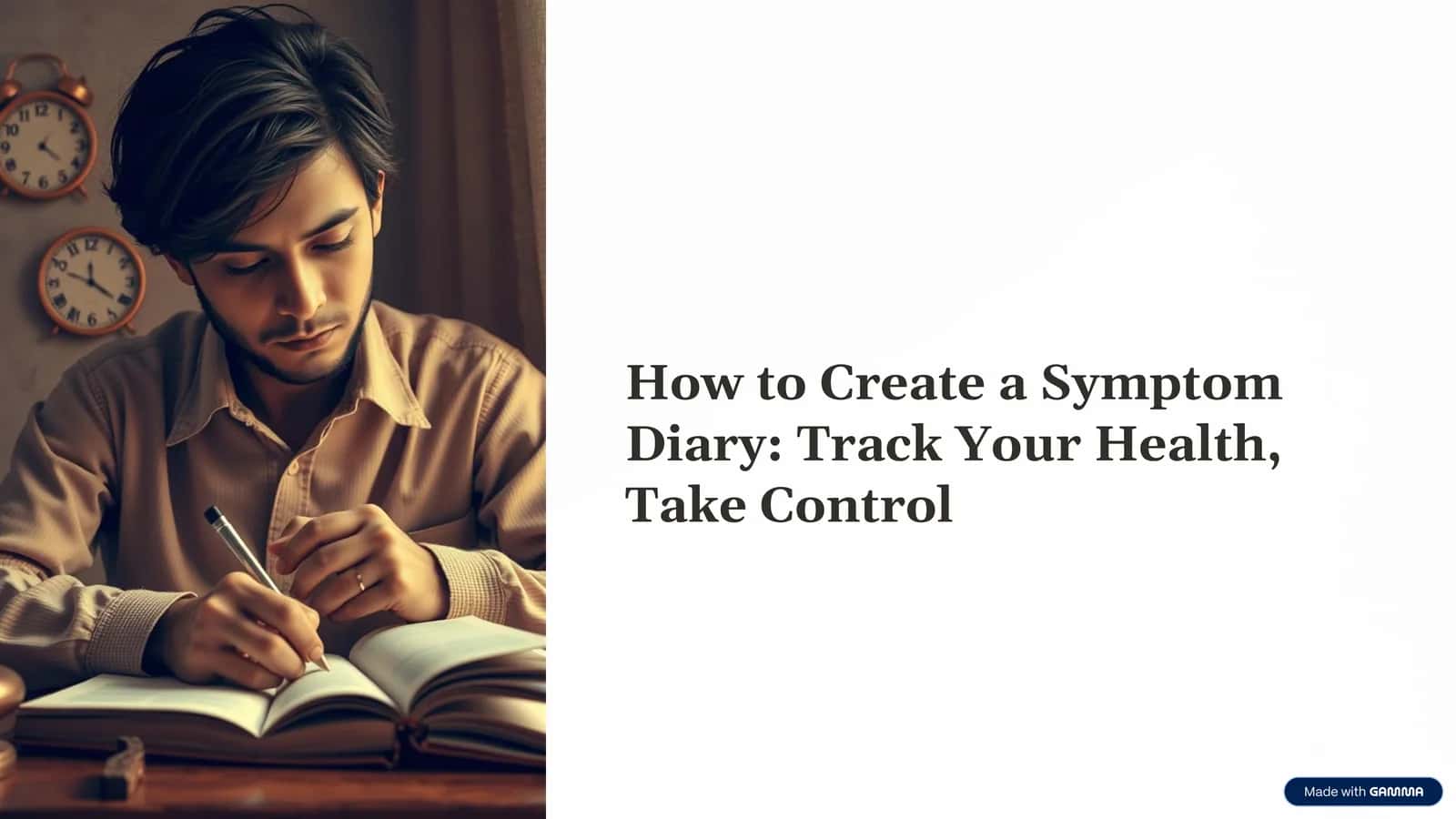 How to Create a Symptom Diary: Track Your Health, Take Control 1