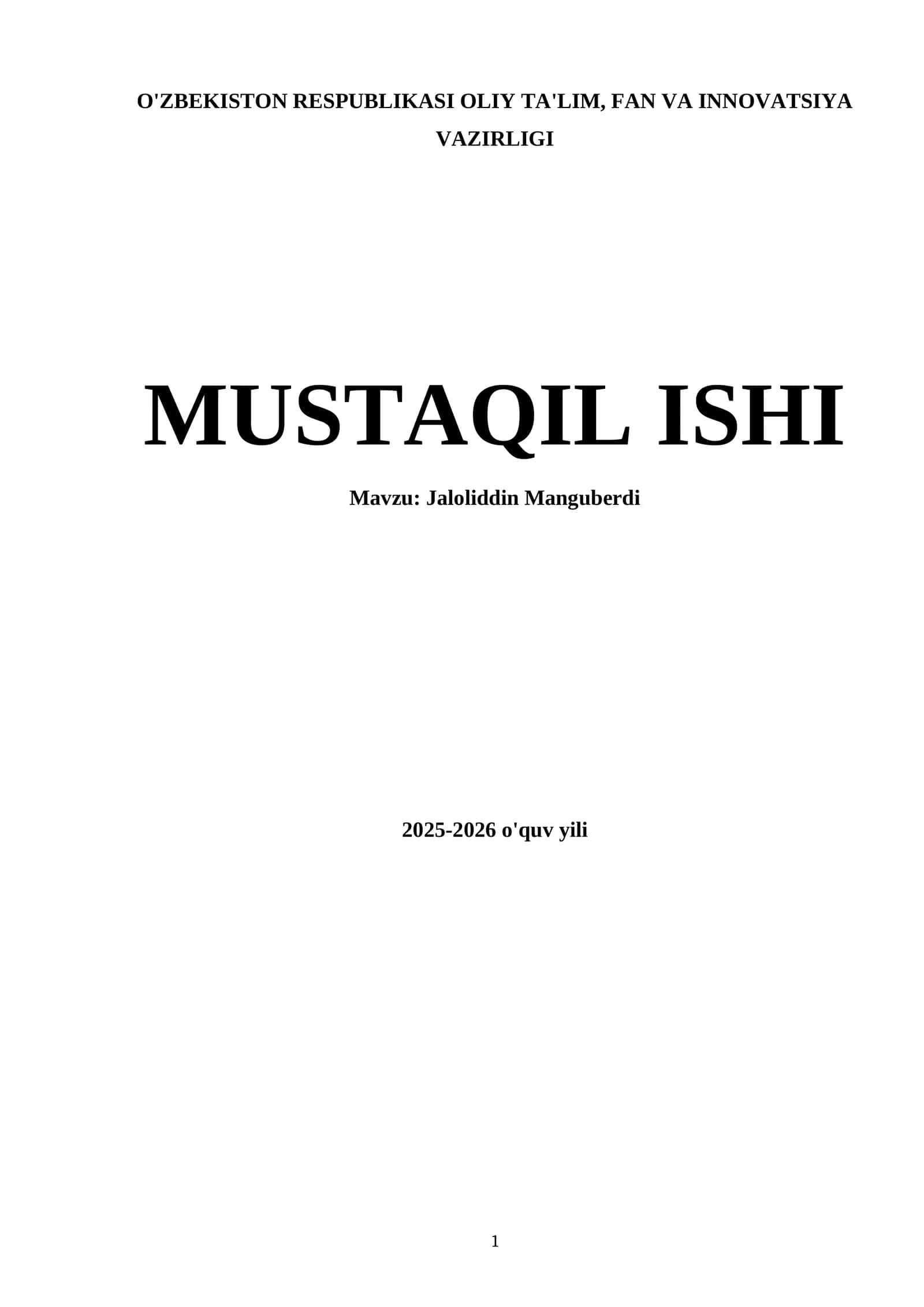 Jaloliddin Manguberdi 1