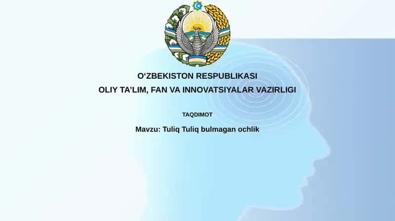 Ochlikning Sabablari, Oqibatlari va Ta'sirlari 1