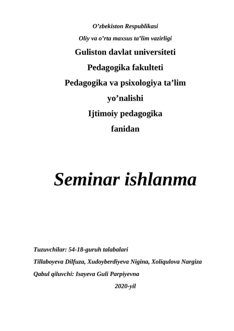IJTIMOIY – PЕDAGOGIK TADQIQOTINING MOHIYATI 1