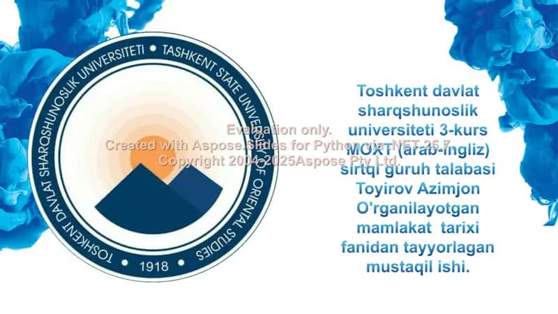 VII-XIII asrlarda Markaziy Osiyodagi etnik jarayonlar va urug‘lar tarixi 1