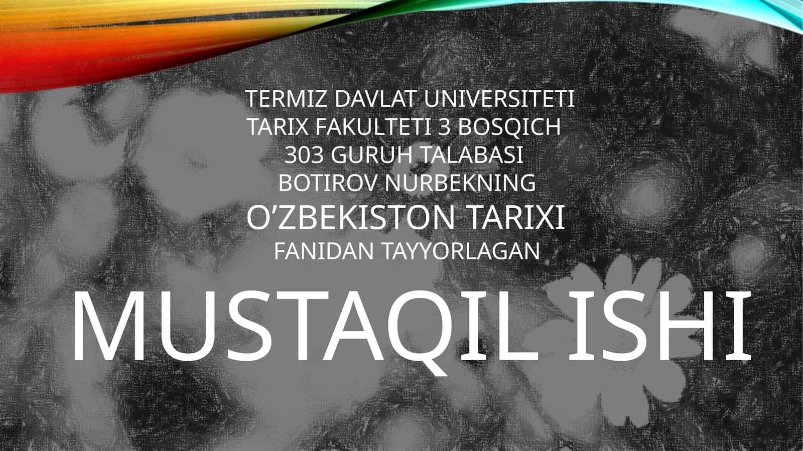 Sharof Rashidovning hayoti va faoliyati 1