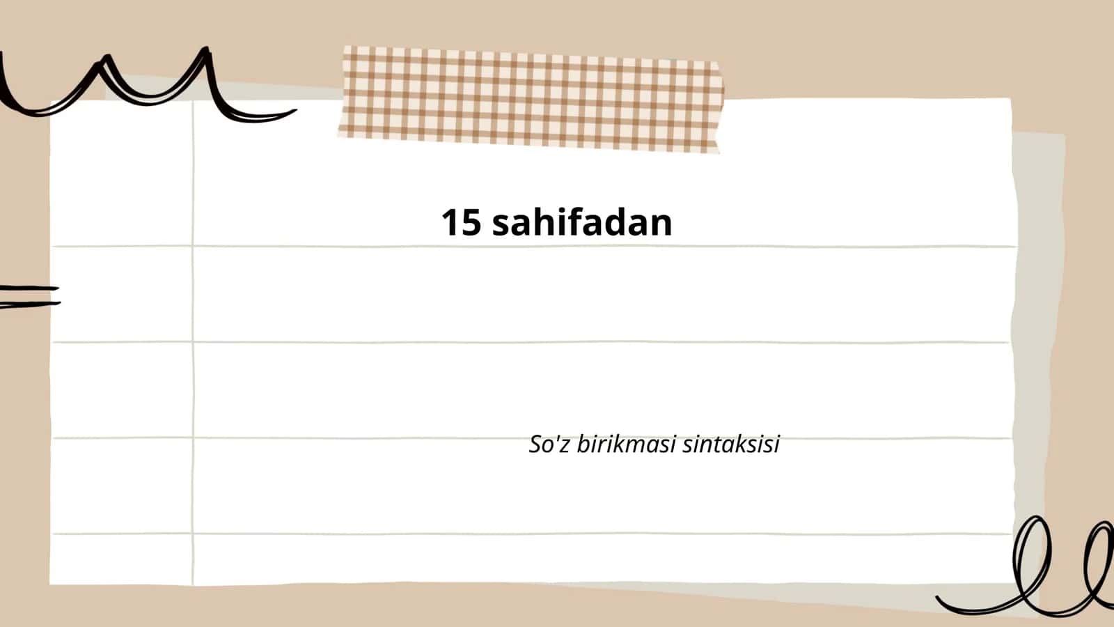 So'z birikmasi sintaksisi 1