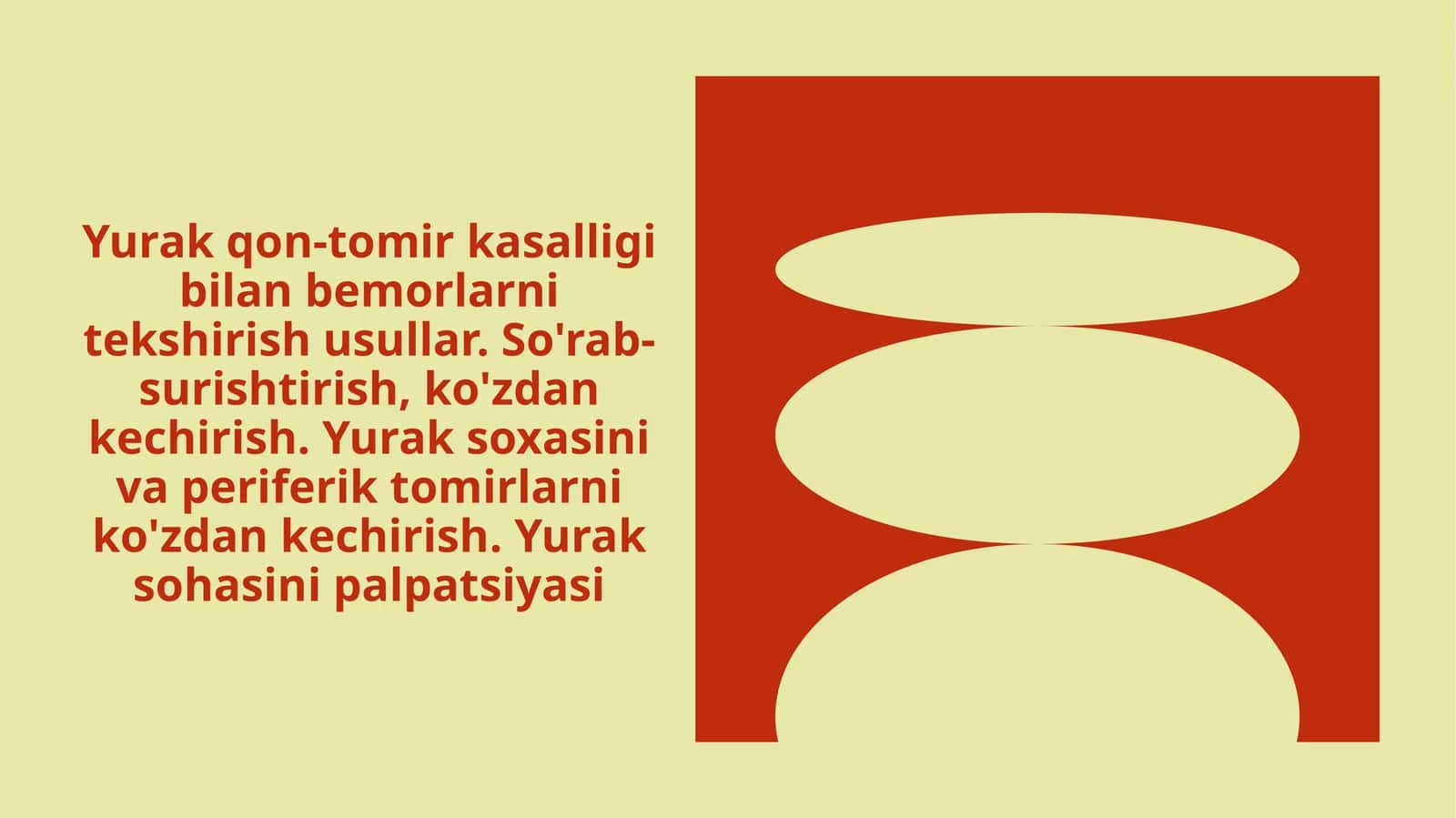 Yurak qon-tomir tizimi tekshirishning ahamiyati 1