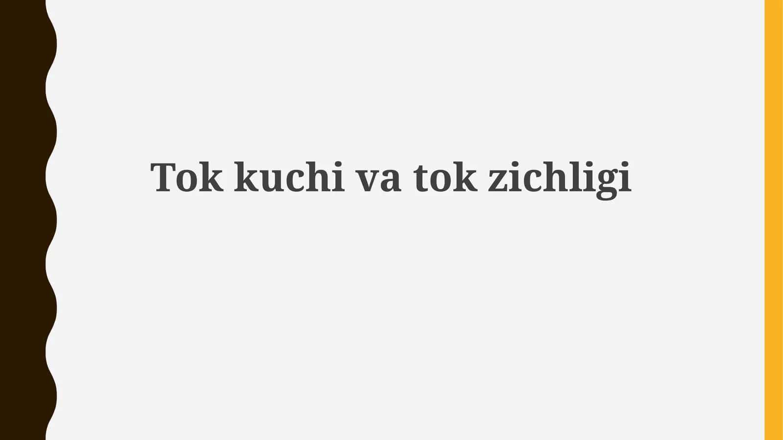Tokkuchivatokzichligi 1