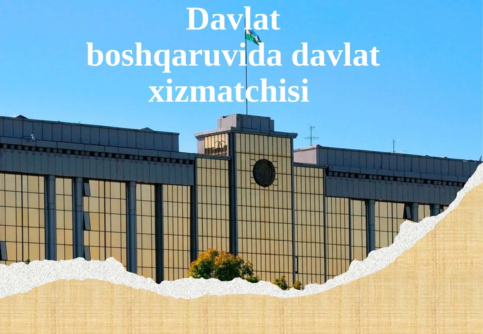 Davlat boshqaruvida davlat xizmatchisi 1