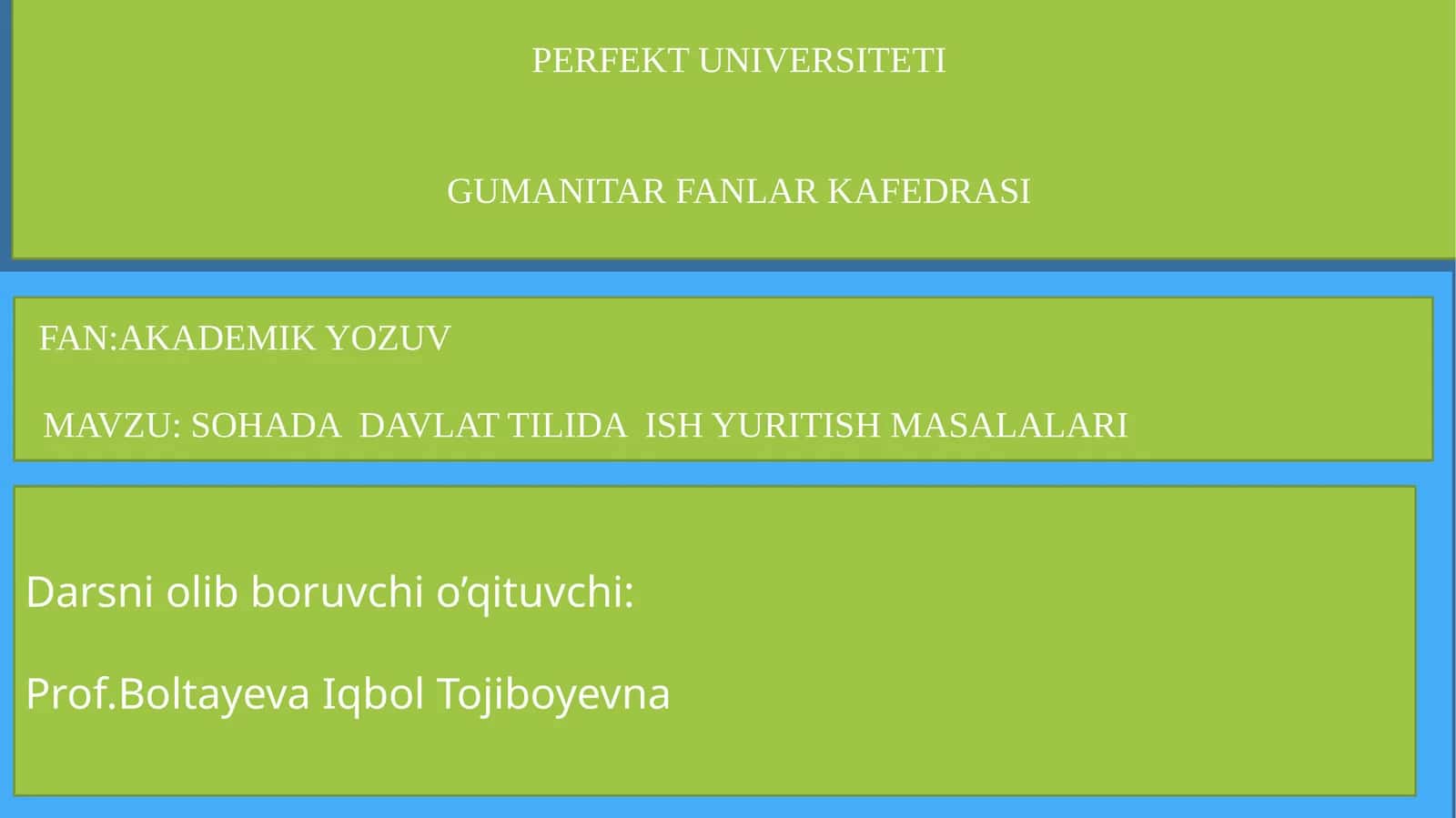SOHADA DAVLAT TILIDA ISH YURITISH MASALALARI 1