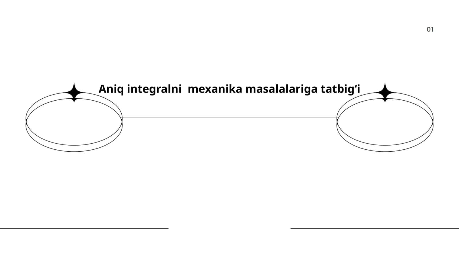 Aniq integralni mexanika masalalariga tatbigʻi 1