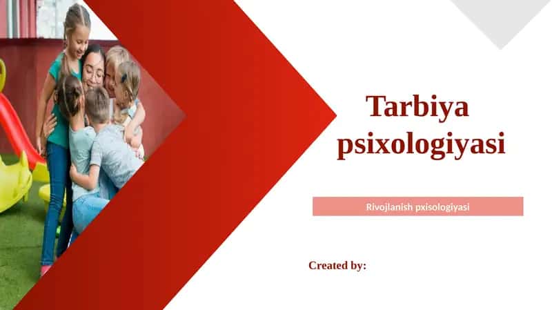Tarbiya psixologiyasi 1