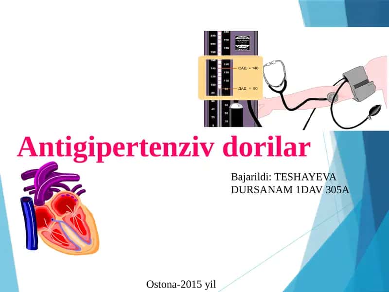 Antigipertenzivdorilar 1