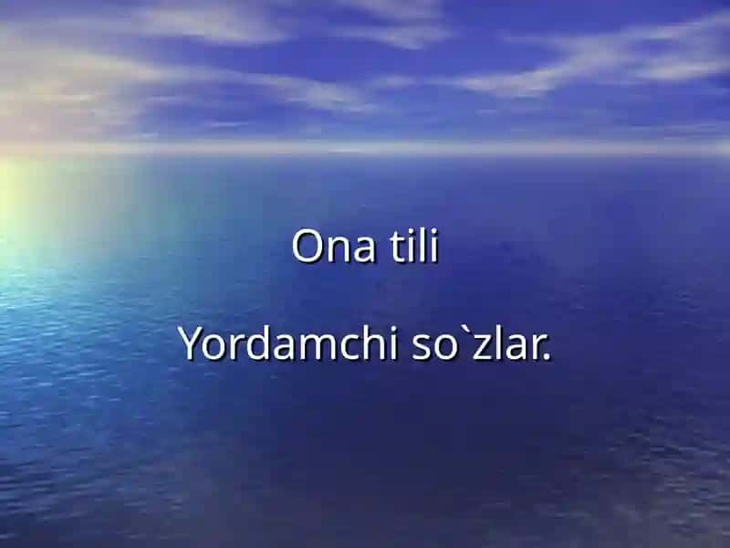 Ona tili