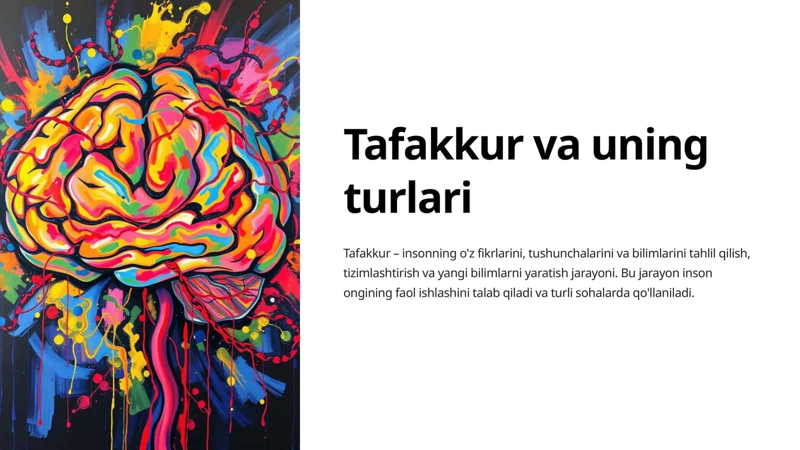 Tafakkur va uning turlari 1