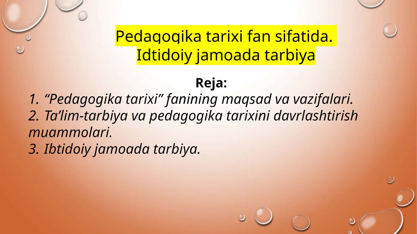 Pedagogika tarixi 1