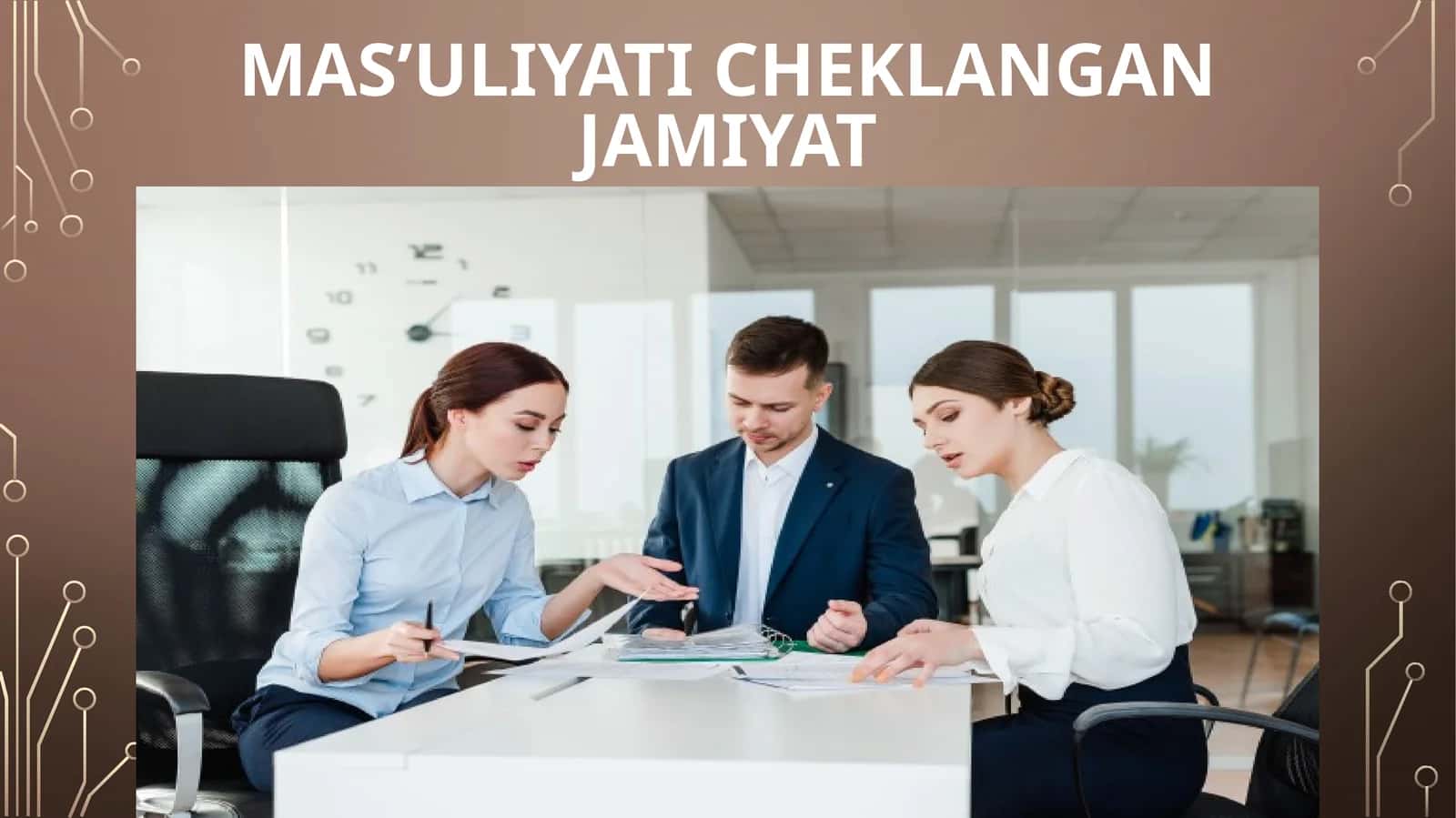 MAS’ULIYATI CHEKLANGAN JAMIYAT 1
