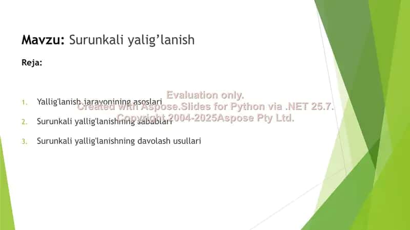 Surunkali yallig’lanish 1