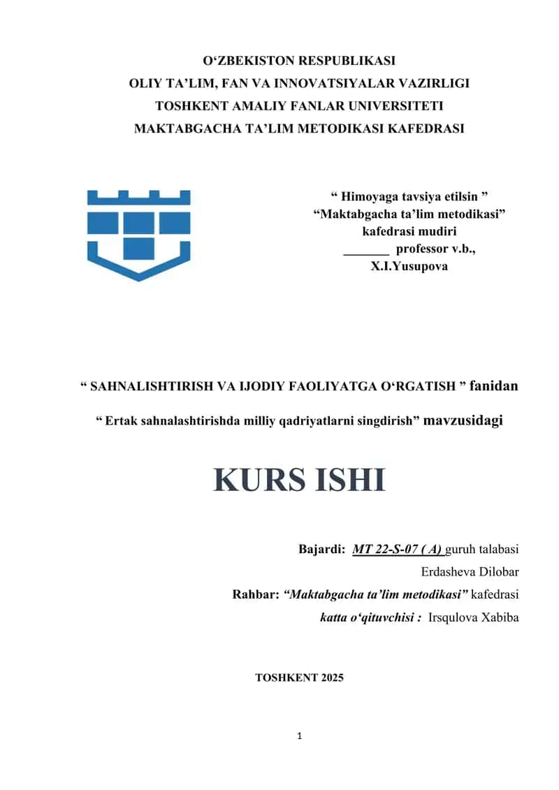 Ertak sahnalashtirishda milliy qadriyatlarni singdirish 1