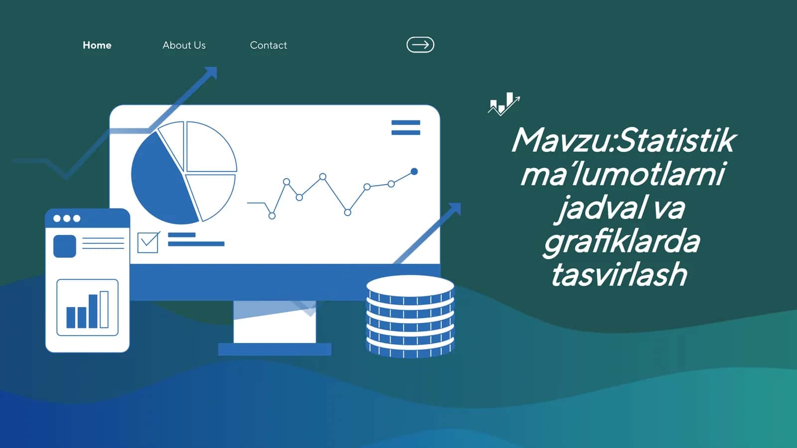Statistik maʼlumotlarni jadval va grafiklar datasvirlash 1
