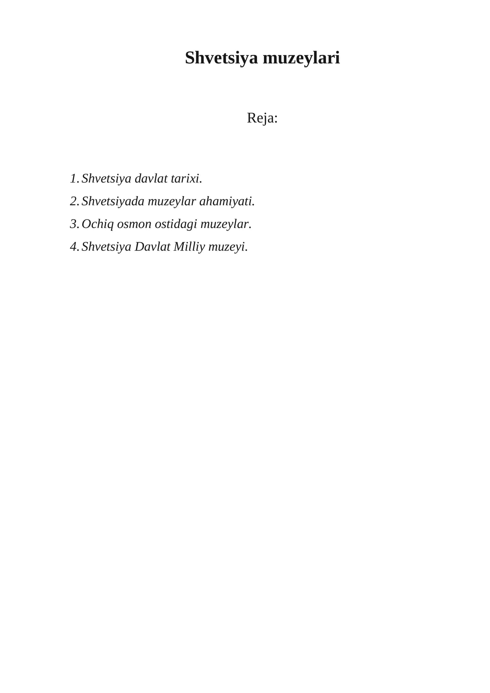 Shvetsiya muzeylari 1