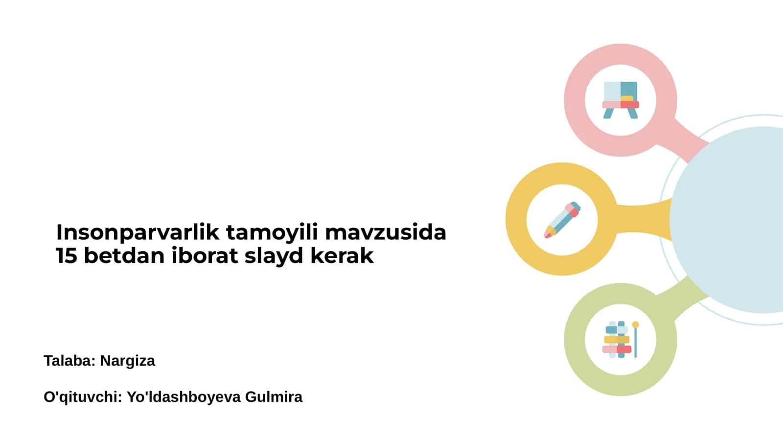 Insonparvarlik tamoyili 1