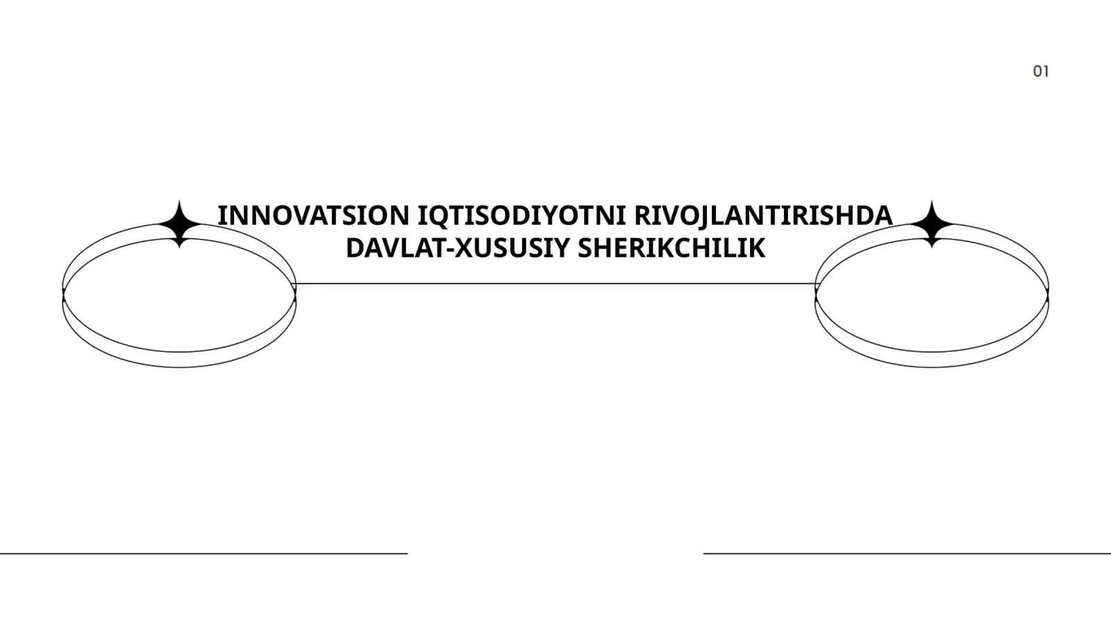 INNOVATSION IQTISODIYOTNI RIVOJLANTIRISHDA DAVLAT-XUSUSIY SHERIKCHILIK 1