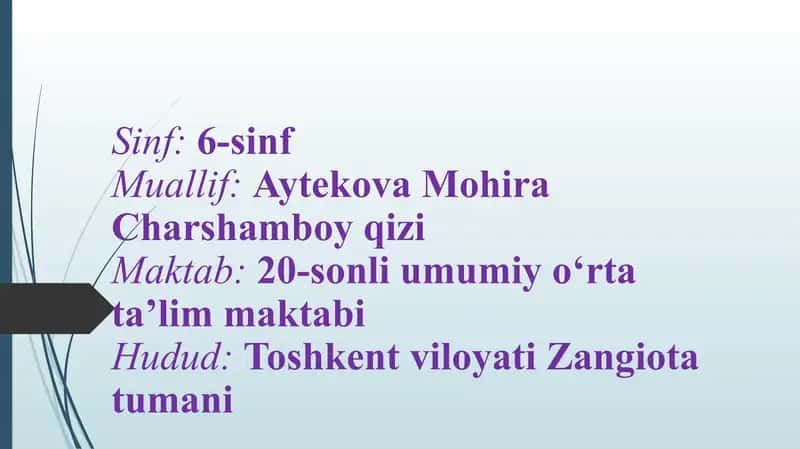 Gullarning xilma-xilligi 1