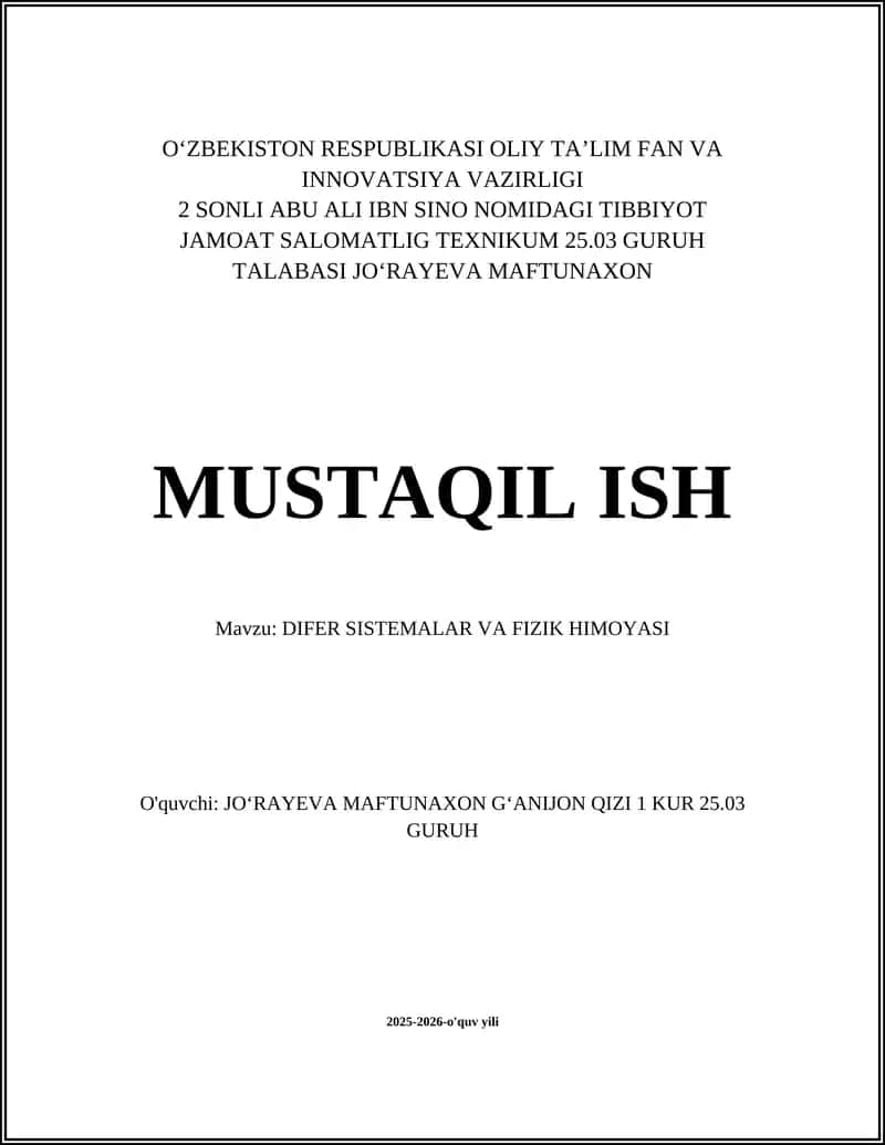 Diferensial sistemalar: tuzilishi va ishlash printsiplari 1
