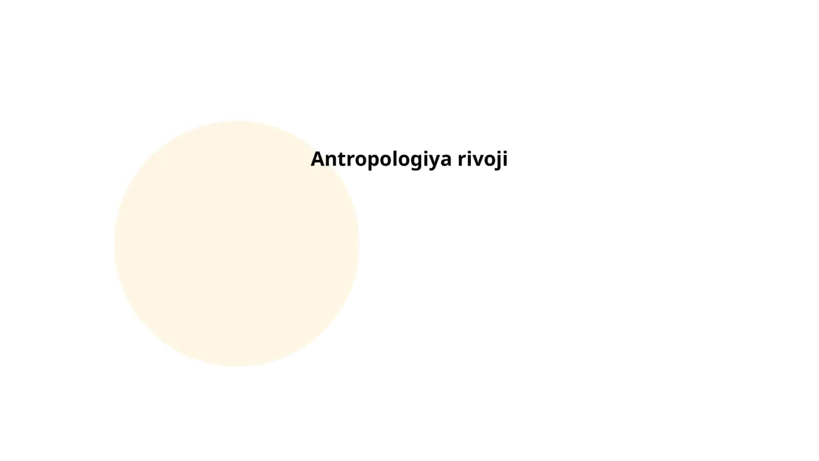 Antropologiya rivoji 1