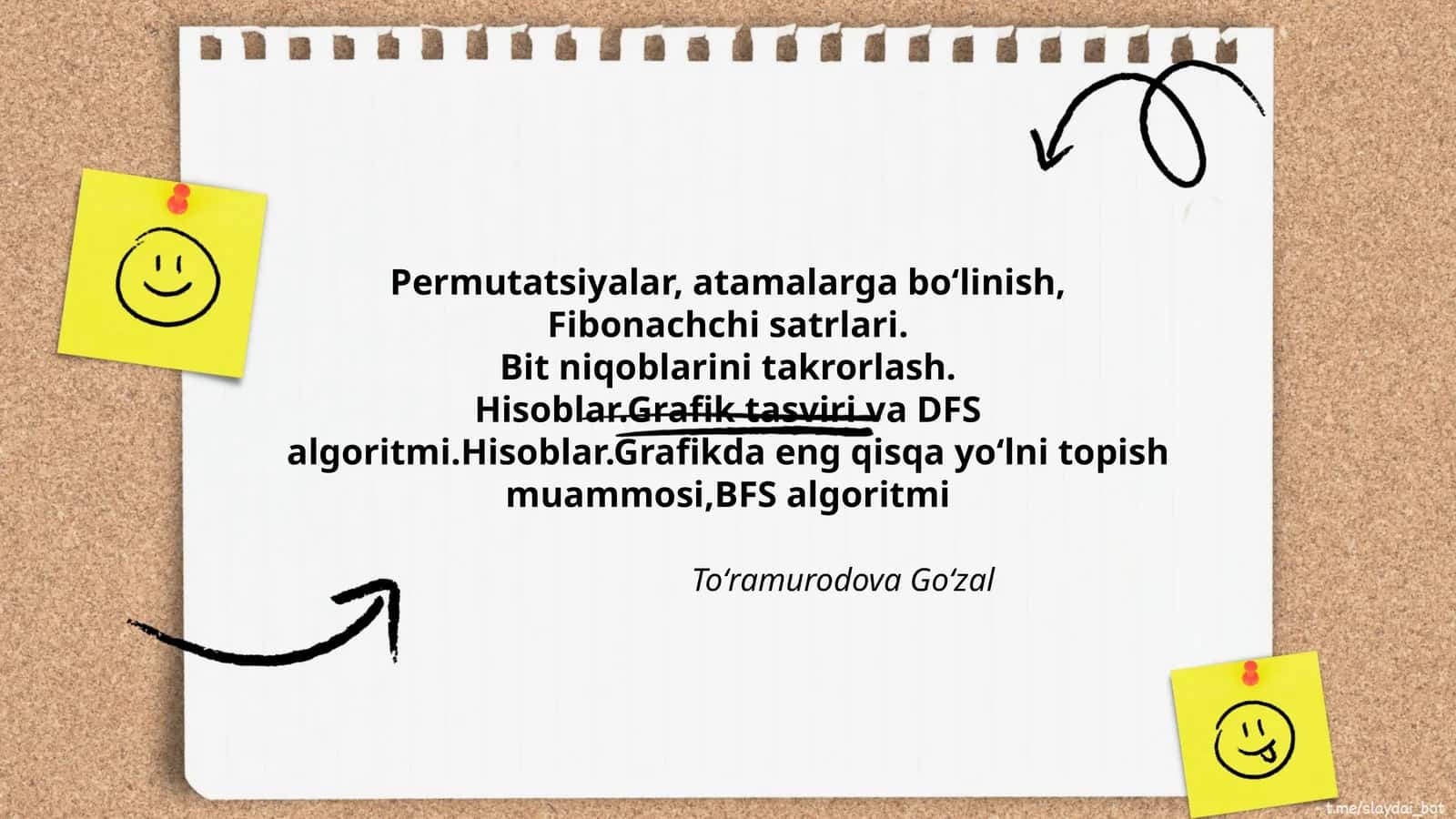 Permutatsiyalar, atamalarga boʻlinish, Fibonachchi satrlari 1