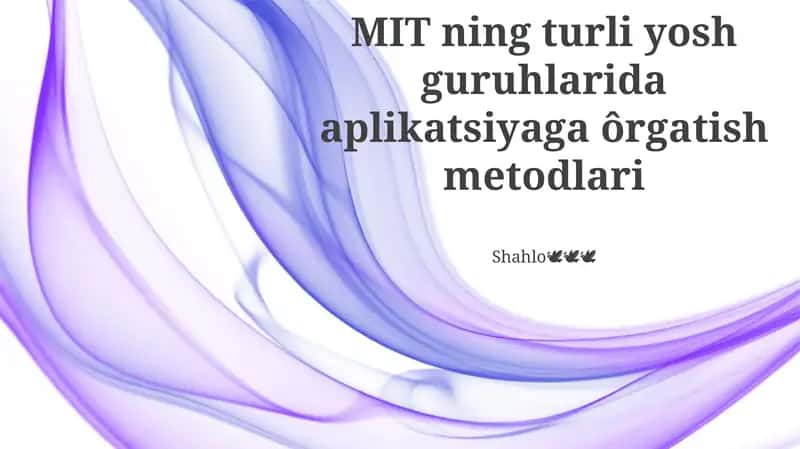 MIT da o'yinlashtirilgan o'qitish 1