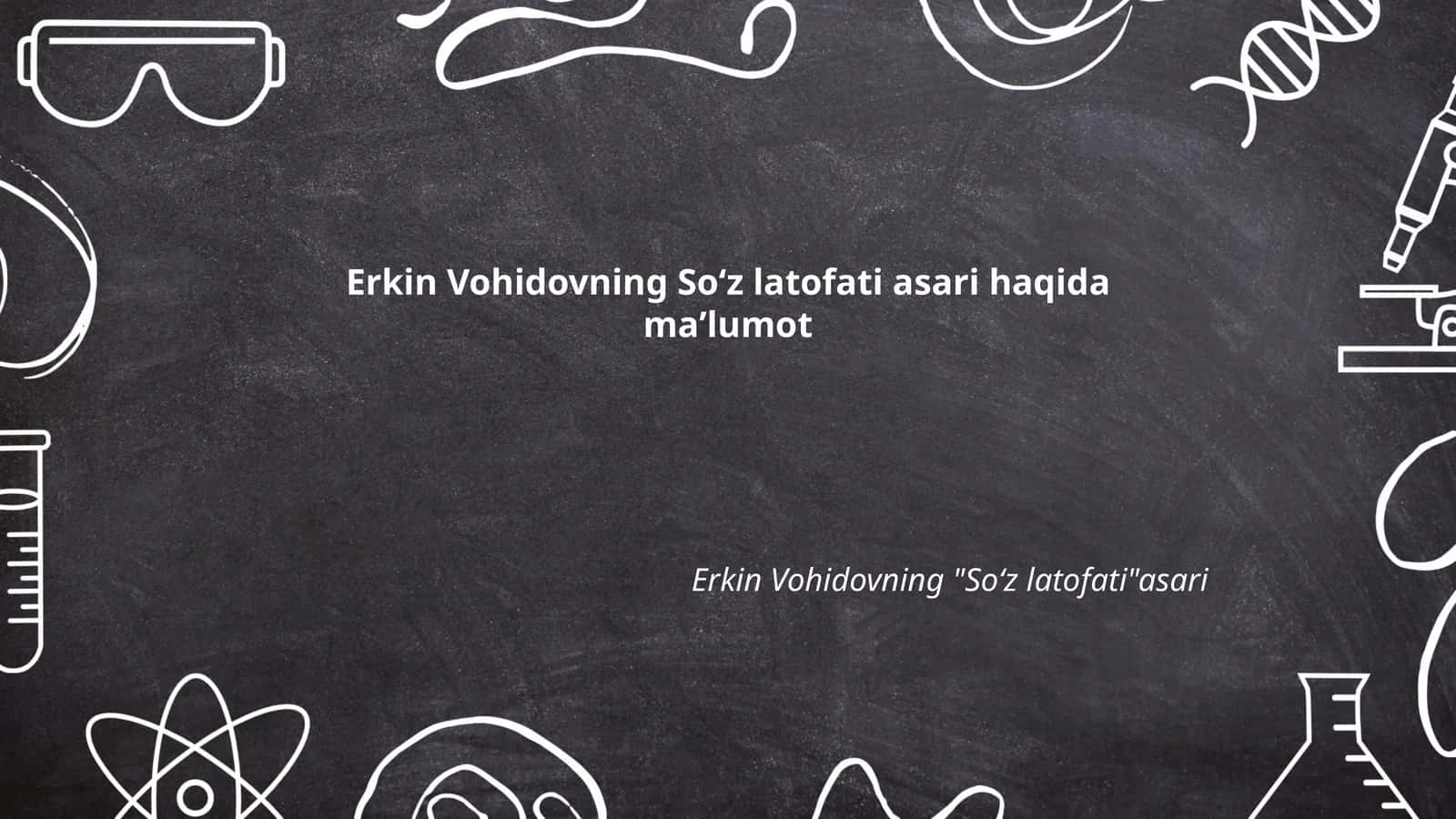 Soʻz latofati 1