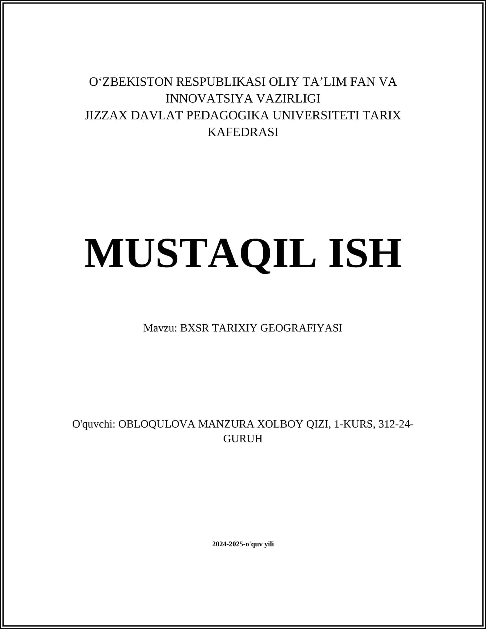 BXSR TARIXIY GEOGRAFIYASI 1