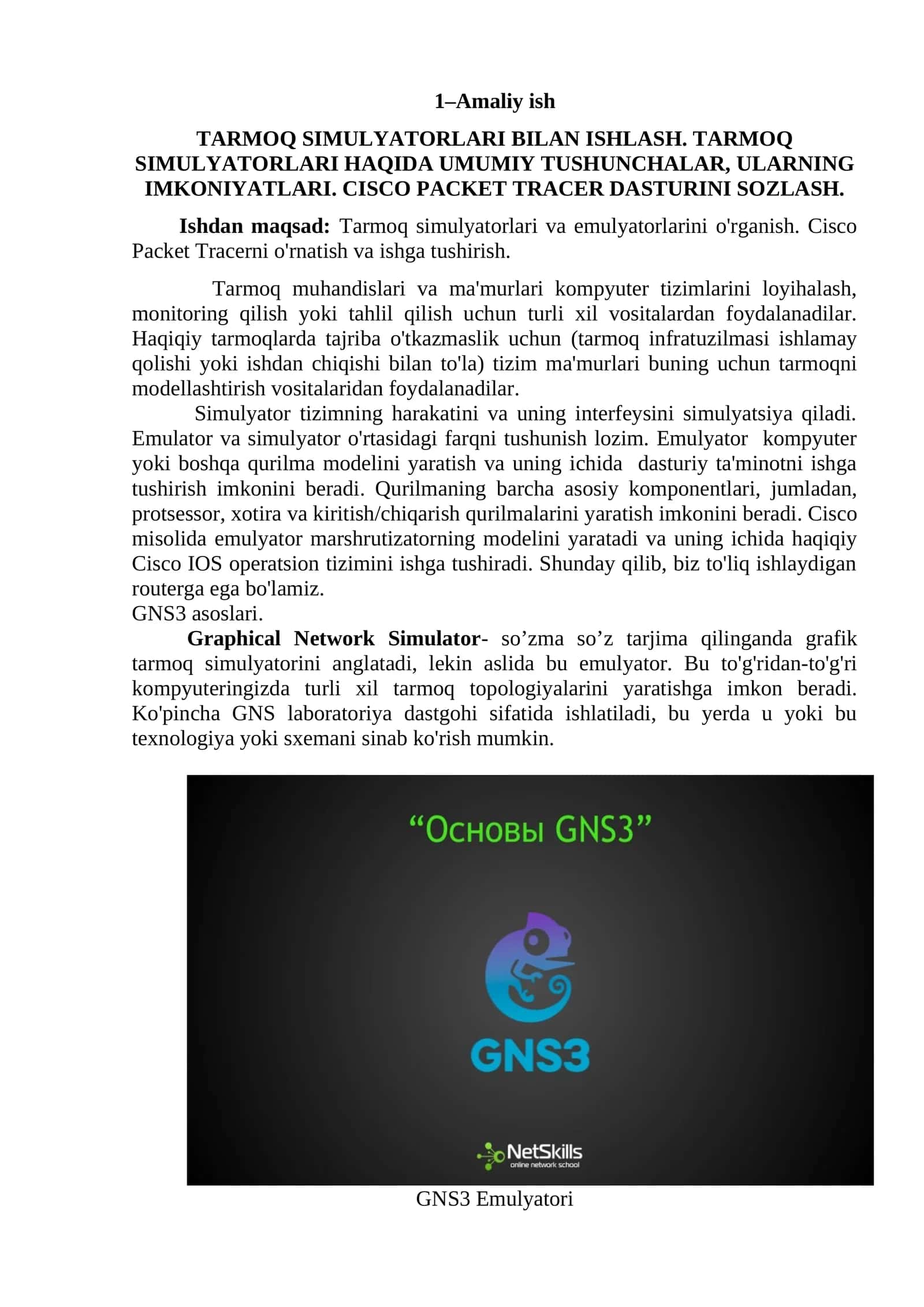 TARMOQ SIMULYATORLARI 1